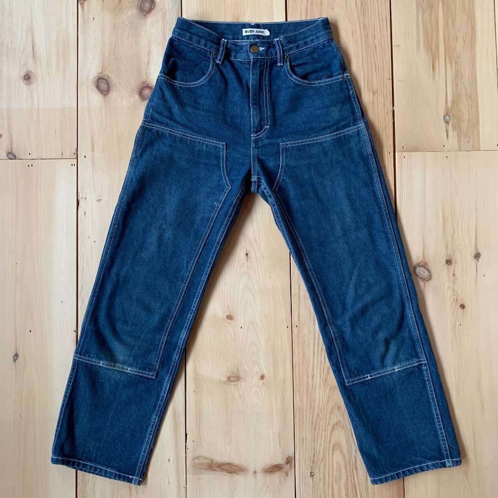 Rudy Jude utility jeans, size 1, classic indigo